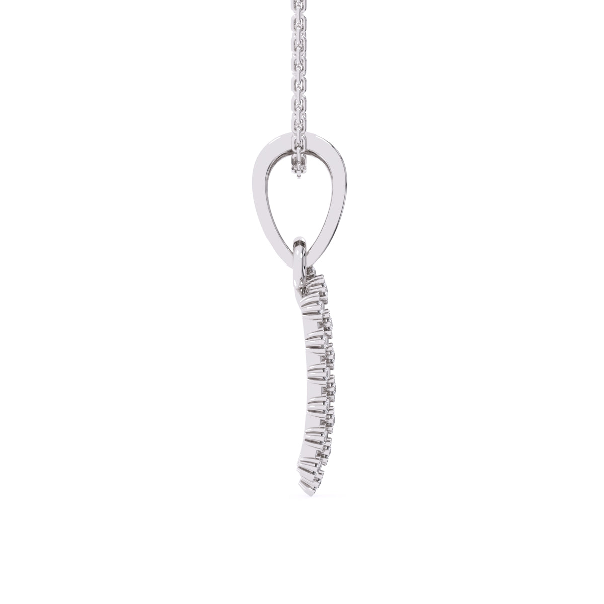Dazzling Layer Style Diamond Bridal Pendant